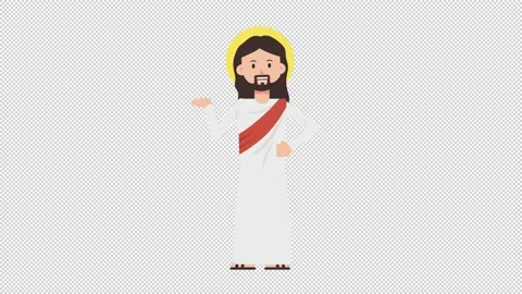 Jesus Talking Video stock 205054010