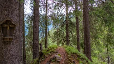 Jesus on the trail Stock Photos