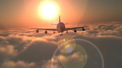 Jet Aircraft 스톡 동영상 9784680