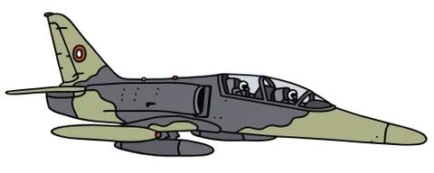 Jet aircraft Illustrazione stock