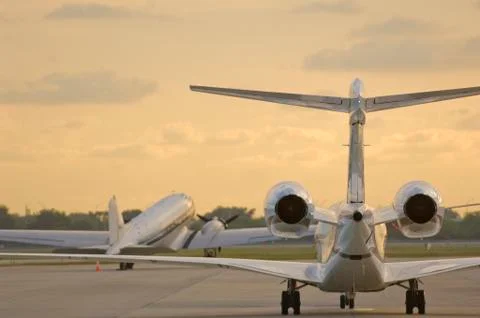 Jet aircraft Stock Photos