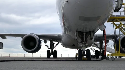 Jet aircraft underside Stock Footage 119038541