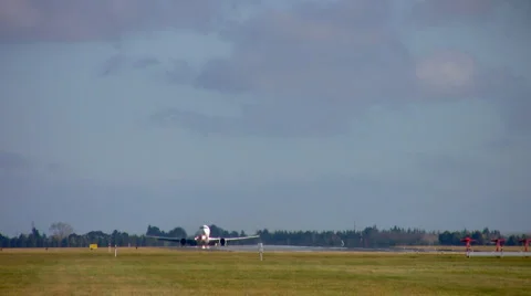 Jet Airliner Taking Off Video stock 1166492