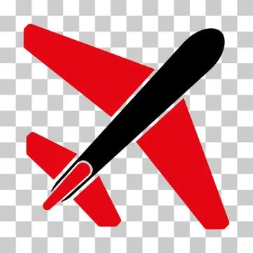 Jet Airplane Vector Icon Illustrazione stock