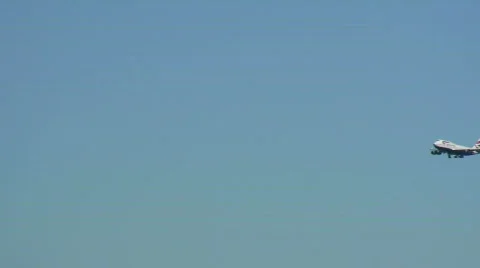 Jet and a bird Stock Footage 629373