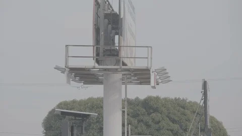 Jet Approaches 1 Stock Footage 100278920