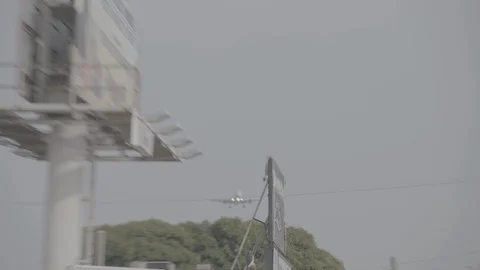 Jet Approaches 7 Stock Footage 100275389