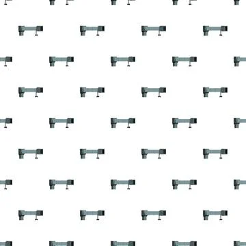 Jet bridge pattern creating airport terminal travel concept Ilustração Stock