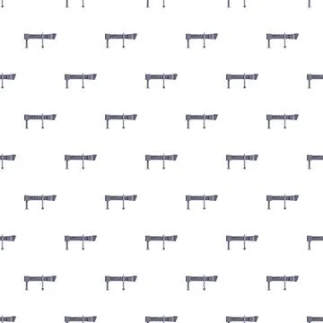 Jet bridge pattern seamless airport travel background Stock Illustration