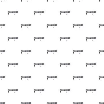 Jet bridge seamless pattern illustrating air transport connection Ilustração Stock