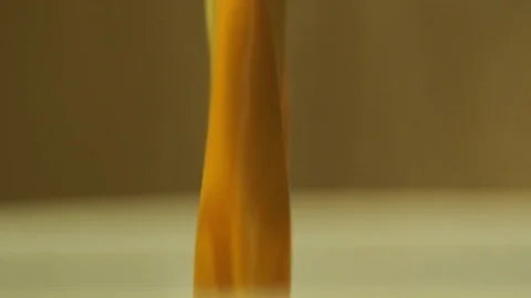 Jet of coffee in slow motion Stock Footage 76249749