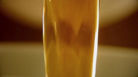 Jet of coffee in slow motion Stock Footage 76249830