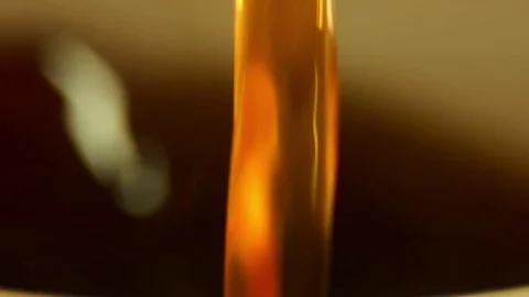Jet of coffee in slow motion Stock Footage 76249832