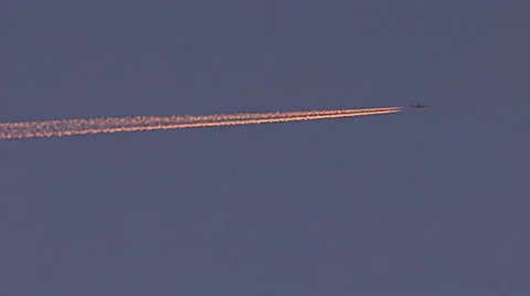 Jet contrails Vidéo 40157783