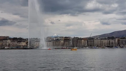 Jet d'Eau MS Stock Footage 122341638