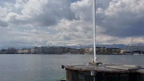 Jet d'Eau MS Stock Footage 122342173