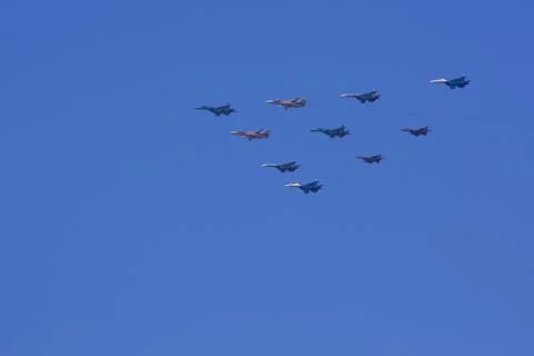 Jet display team Stock Photos