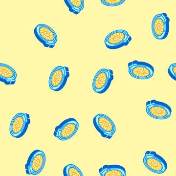 Jet engine aeronautical engineer isometric icon seamless pattern 스톡 일러스트