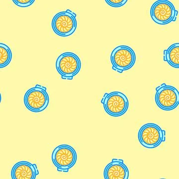 Jet engine aeronautical engineer vector seamless pattern Illustrazione stock