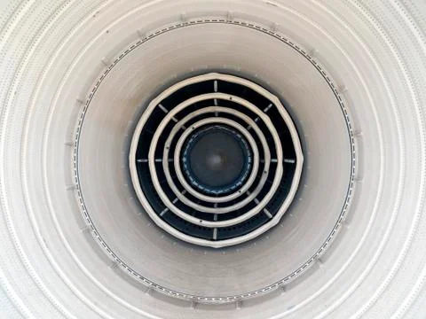 Jet engine after burner Stock Photos