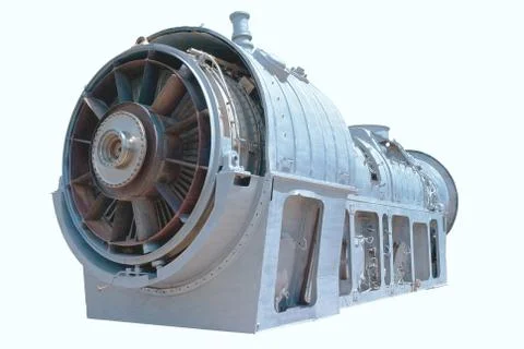 Jet engine close-up Stock Photos