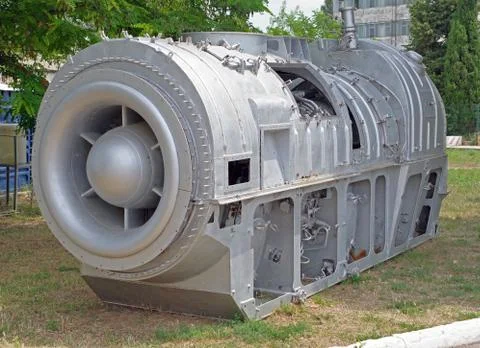 Jet engine close-up Stock Photos