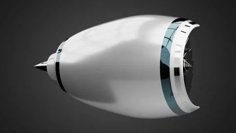 Jet engine components Stock Footage 249064498