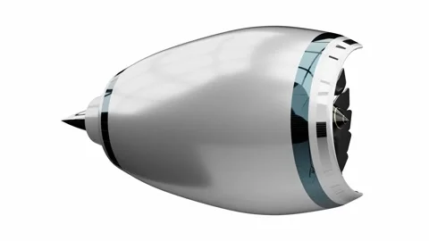 Jet engine components Stock Footage 249064608
