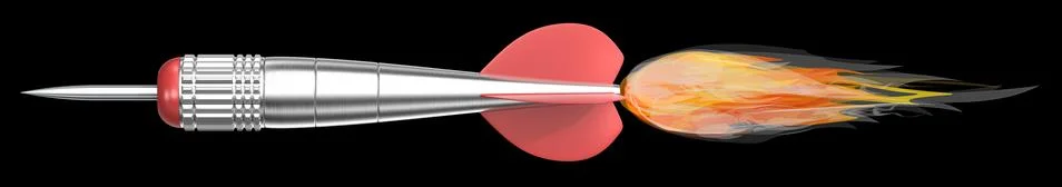 Jet engine Dart Arrow. Stock Illustration