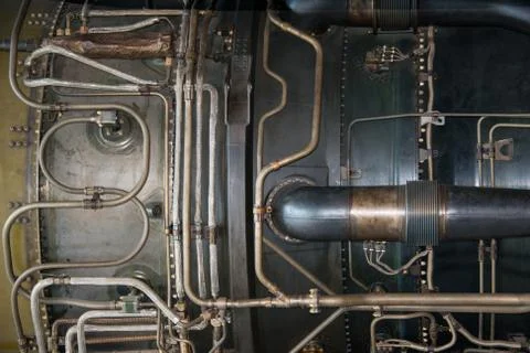 Jet engine detail Stock Photos