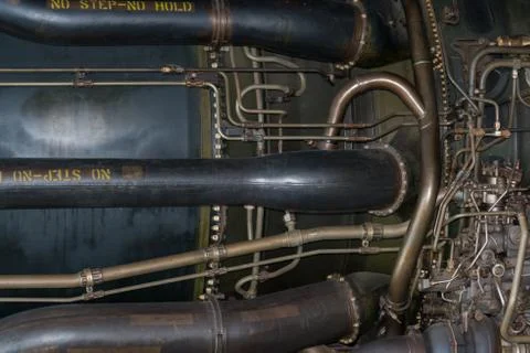 Jet engine detail Stock Photos