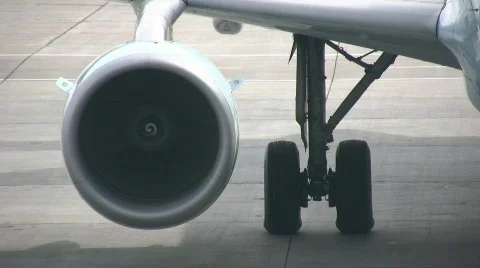 Jet Engine Stock Footage