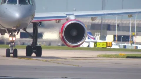 Jet Engine Video stock 53256488