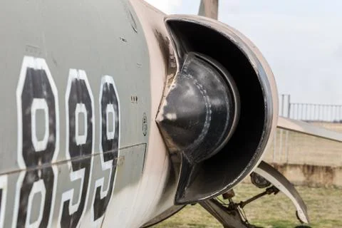 Jet engine inlet Stock Photos