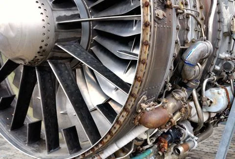 Jet engine Stock Photos