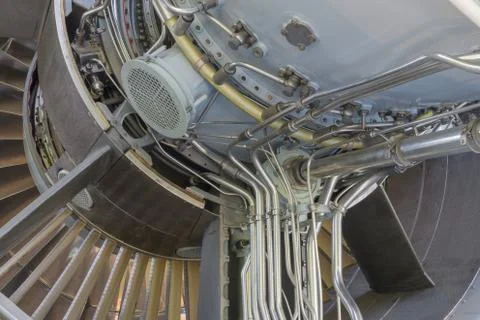 Jet engine Stock Photos