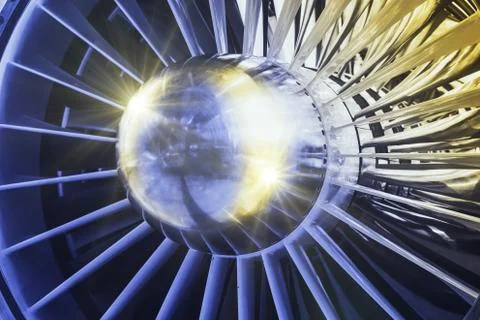 The jet engine Stock Photos