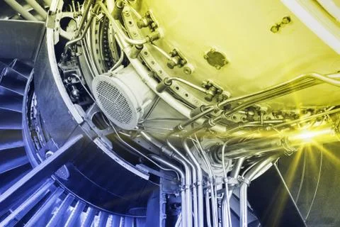 The jet engine Stock Photos