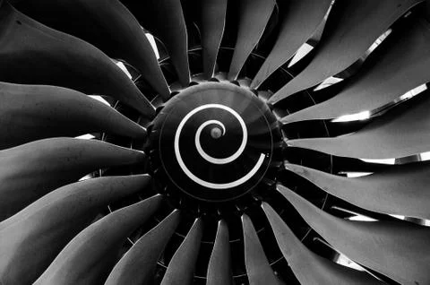Jet engine Stock Photos