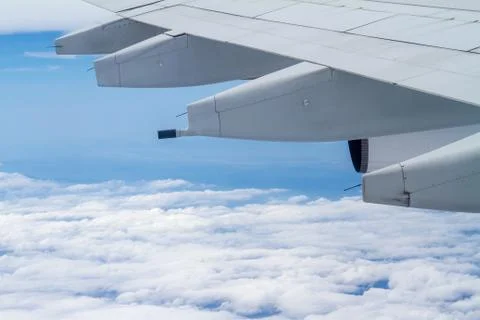 An jet engine from an plaina Stock Photos
