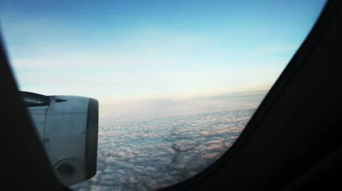 Jet Engine Ready to Land Video stock 1047535