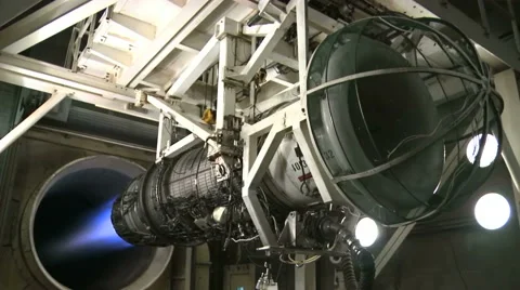 Jet Engine Test Vídeos de archivo 40619388