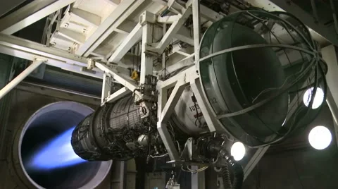 Jet Engine Test Vídeos de archivo 40619699
