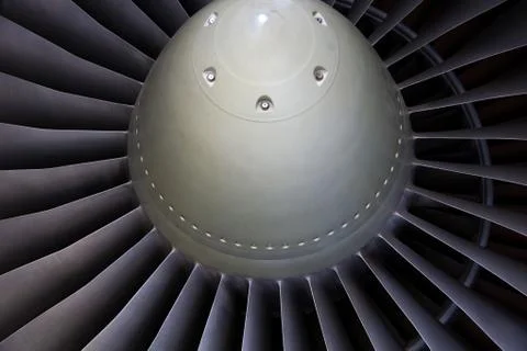 Jet engine view Stock Photos