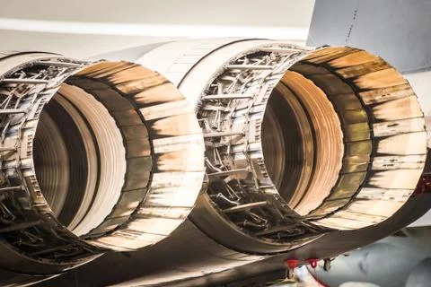 Jet engines Stock Photos