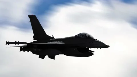 Jet Fighter 4K Stockbeeldmateriaal 235778724