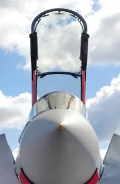 Jet fighter canopy Stock Photos