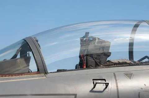 Jet fighter ejector seat Stock Photos