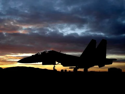 Jet fighter Stock Illustration