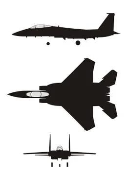 Jet fighter Stock Illustration